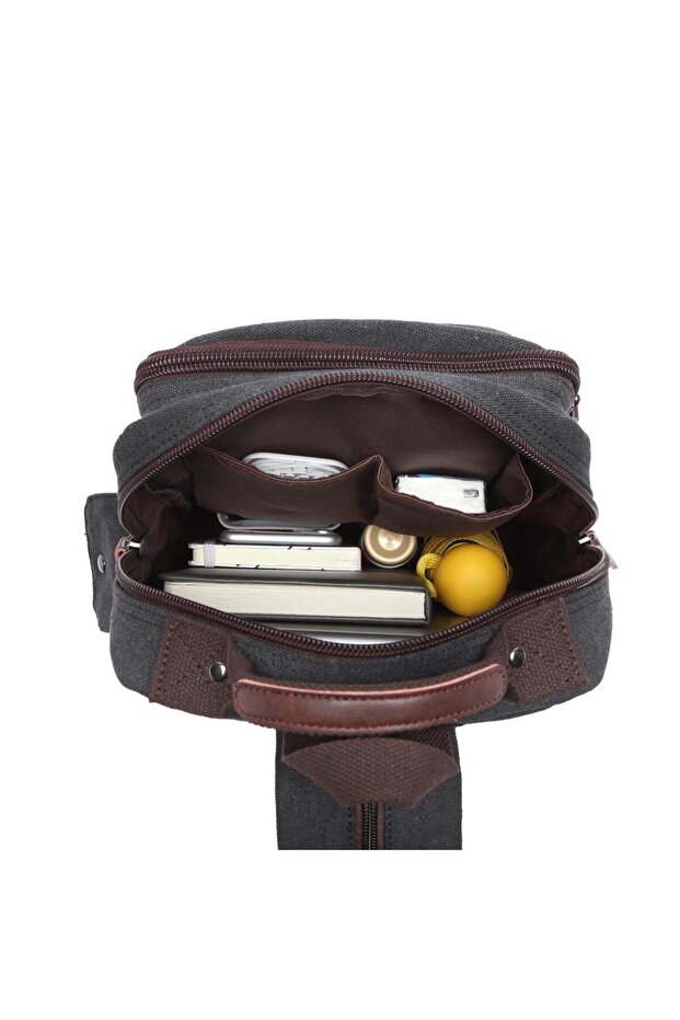 C-Active Canvas Fabric Medium Size Backpack 1261 - 4