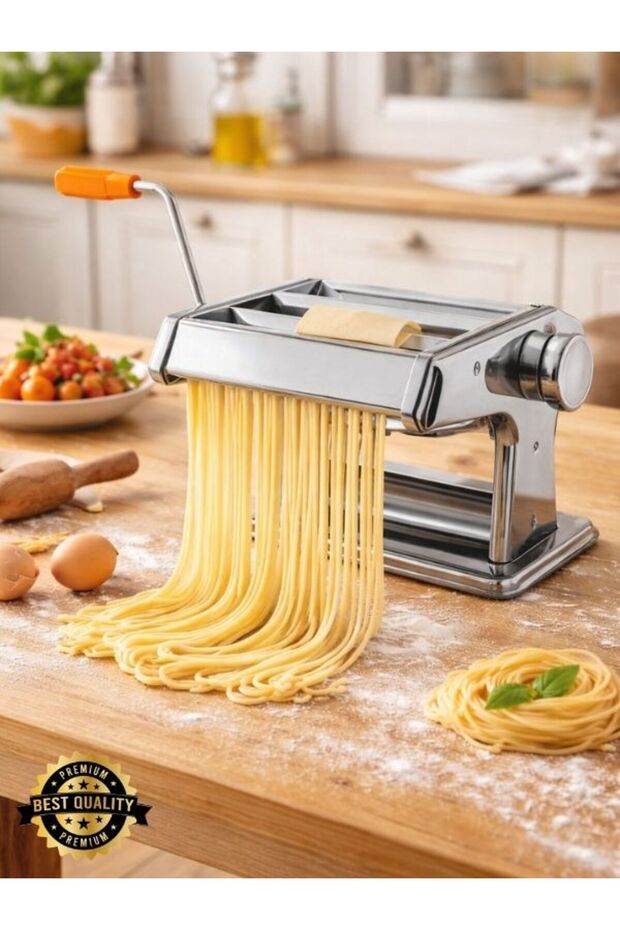 Noodle Pasta 3-Function Dough Cutting and Ravioli Rolling Machine - 1