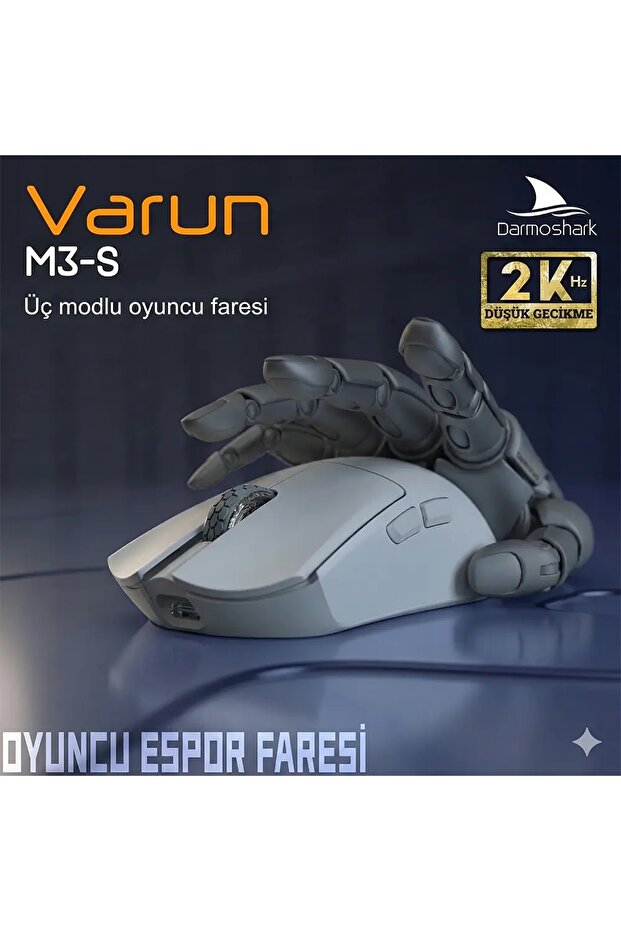 Darmoshark M3S Wireless Gaming Mouse - 3