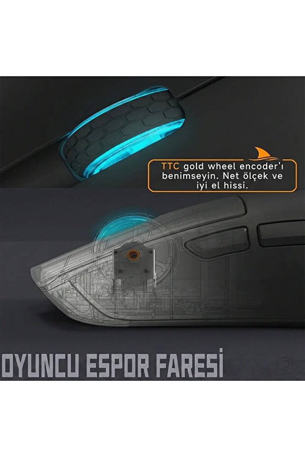 Darmoshark M3S Wireless Gaming Mouse - 4
