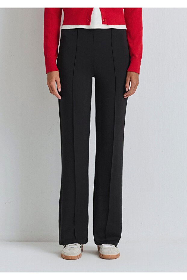 Siyah Örme Pantolon 1010968-900 - 5