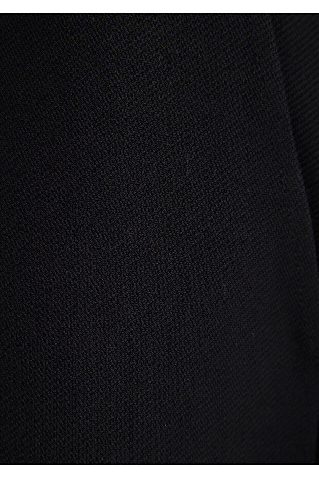 Siyah Örme Şort 0410314-900 - 8