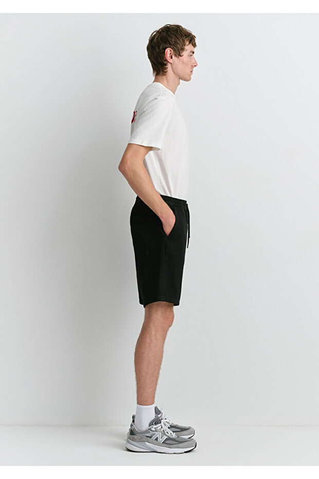 Samos Antrasit Jean Şort 0410093-89807 - 5