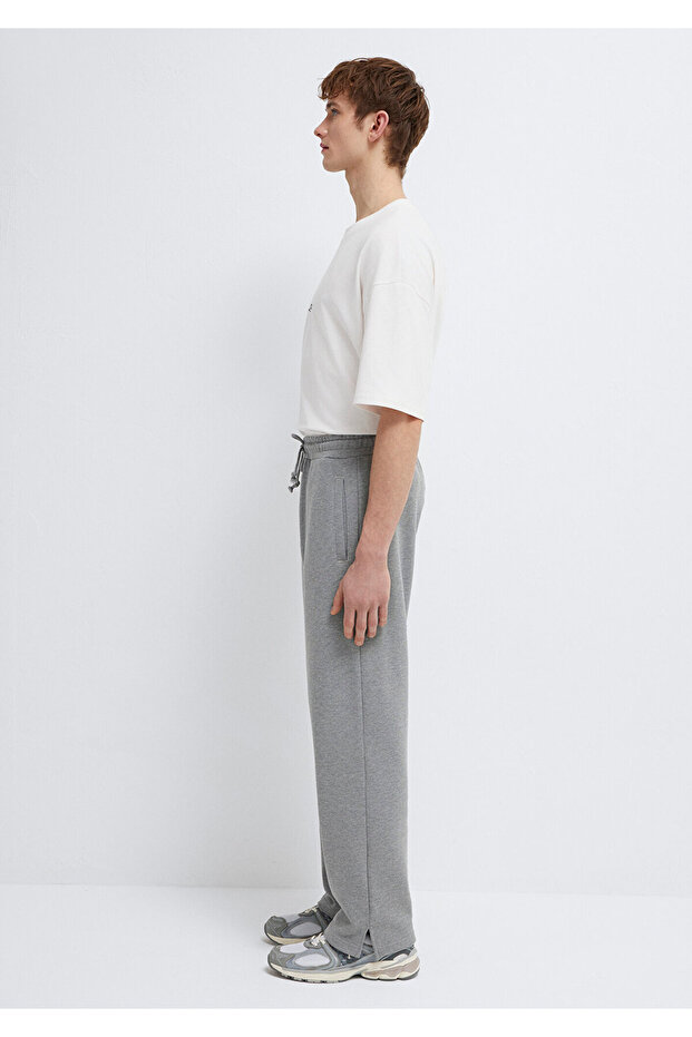 Gri Basic Eşofman Altı 0010462-80018 - 5