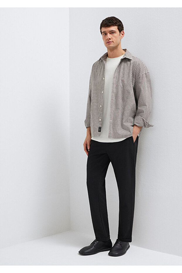 Siyah Örme Pantolon 0010460-900 - 2