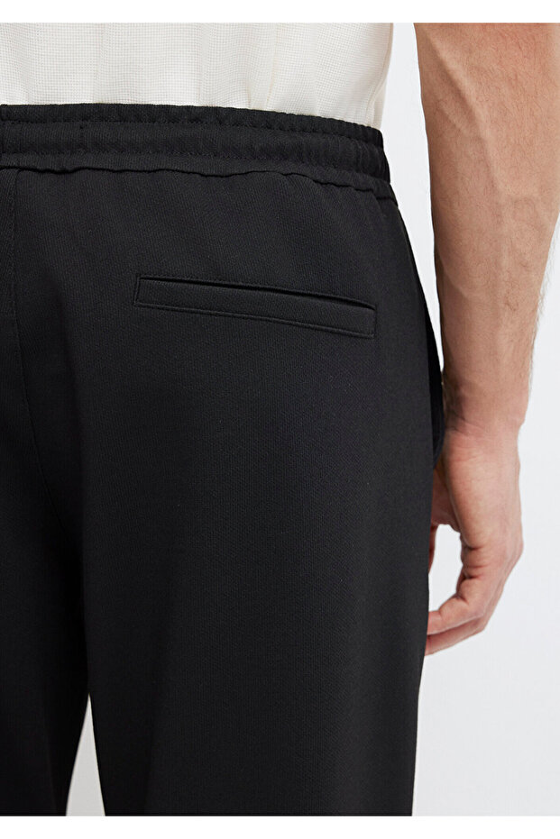 Siyah Örme Pantolon 0010460-900 - 7