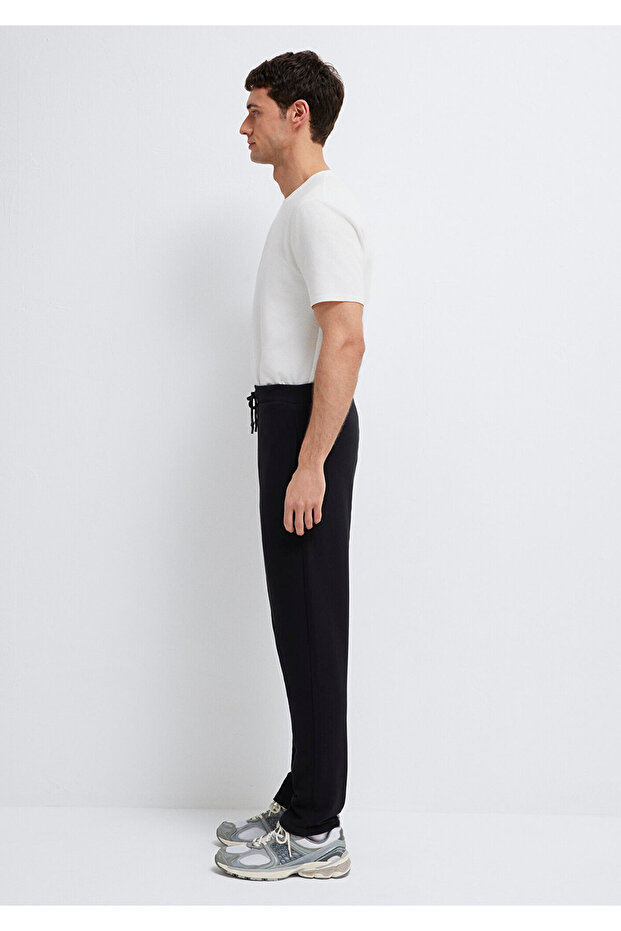 Siyah Basic Eşofman Altı 065177-900 - 4