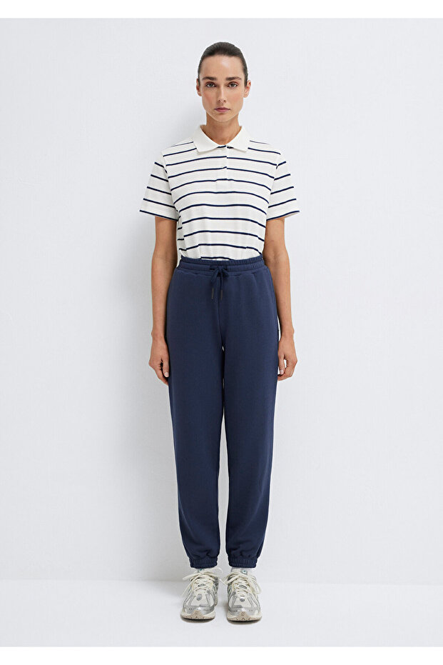 Lacivert Basic Eşofman Altı 1600903-34665 - 4