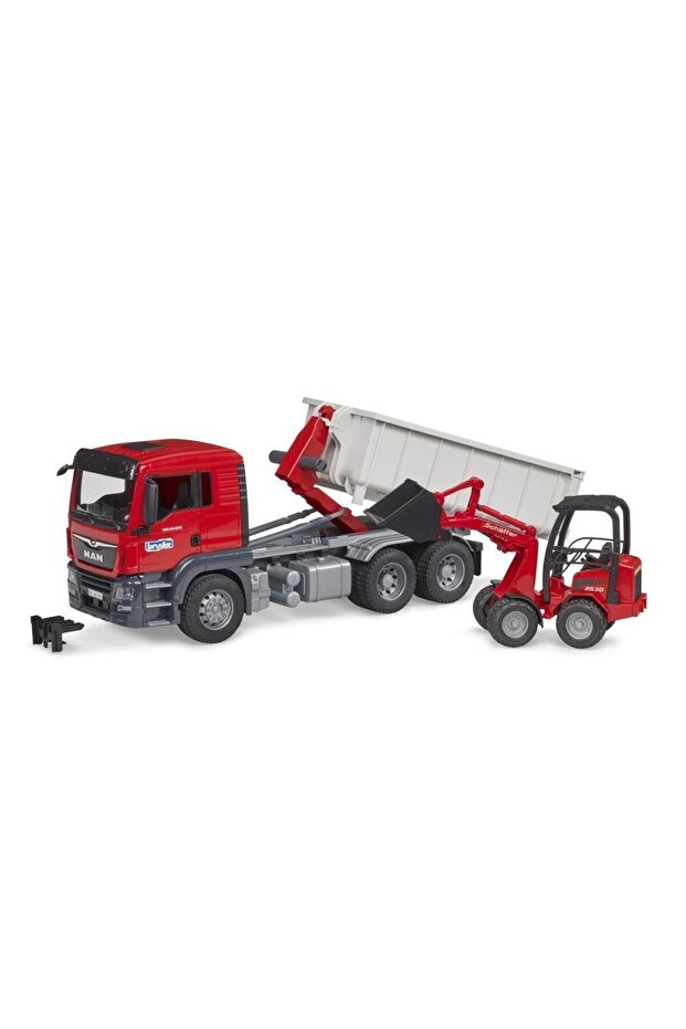 03767 Man Tgs Dump Truck and Shaffer Loader