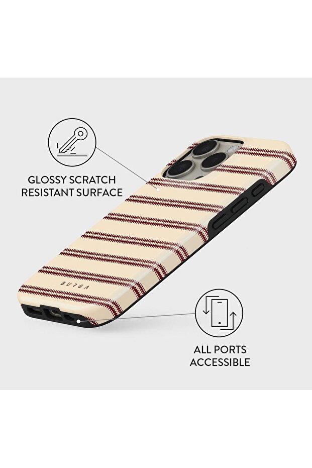 حافظة BURGA ذات القاعدة المزدوجة المتينة المتوافقة مع هاتف Iphone 16 Pro Max - 3