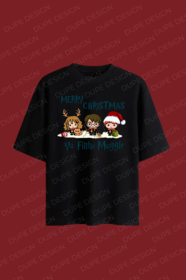 Muggle New Year Printed Oversized T-Shirt