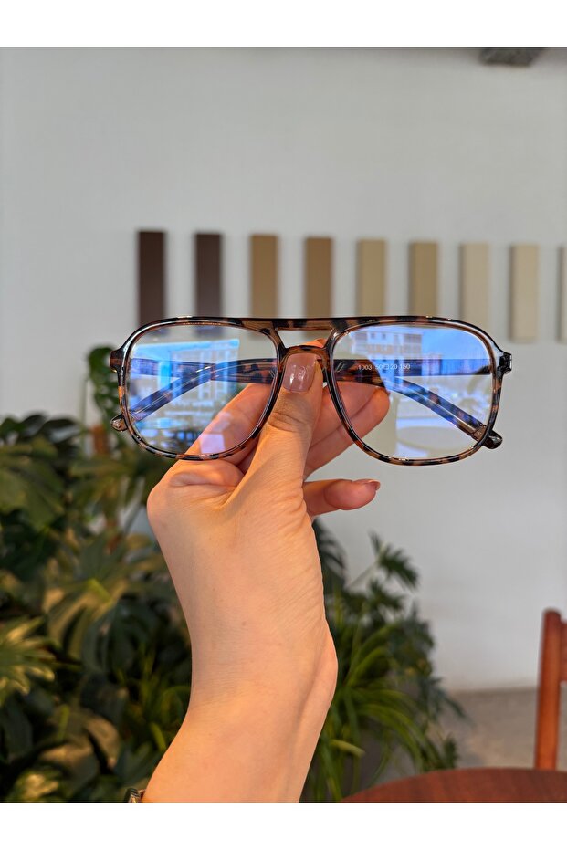 نظارات كمبيوتر مرنة مقاومة للضوء الأزرق بنمط الفهد من Yorg موديل قابلة للاستبدال - 5