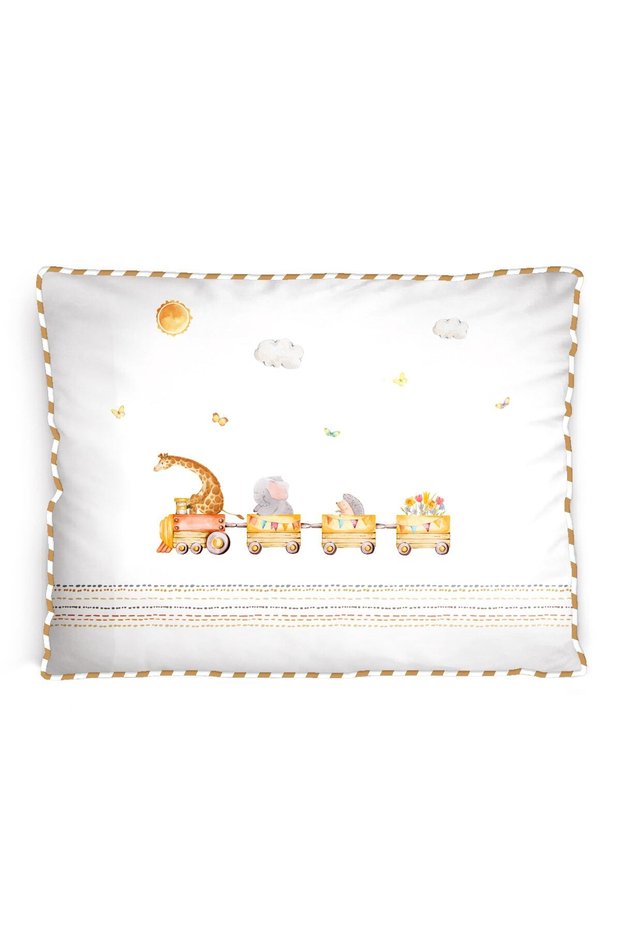 Loco Voyage 100% Cotton Filled Throw Pillow