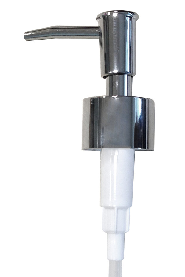 مضخة بديلة لموزع الصابون السائل باللون الفضي - 1