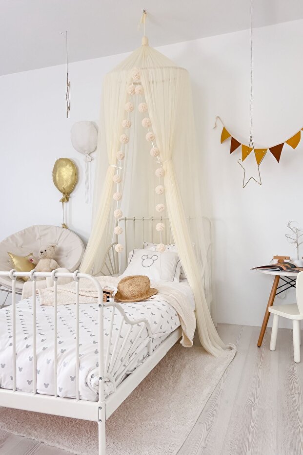 Tül Cibinlik Basic Cream - 4