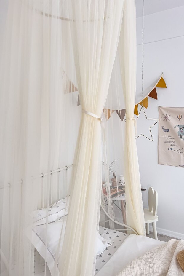 Tül Cibinlik Basic Cream - 2