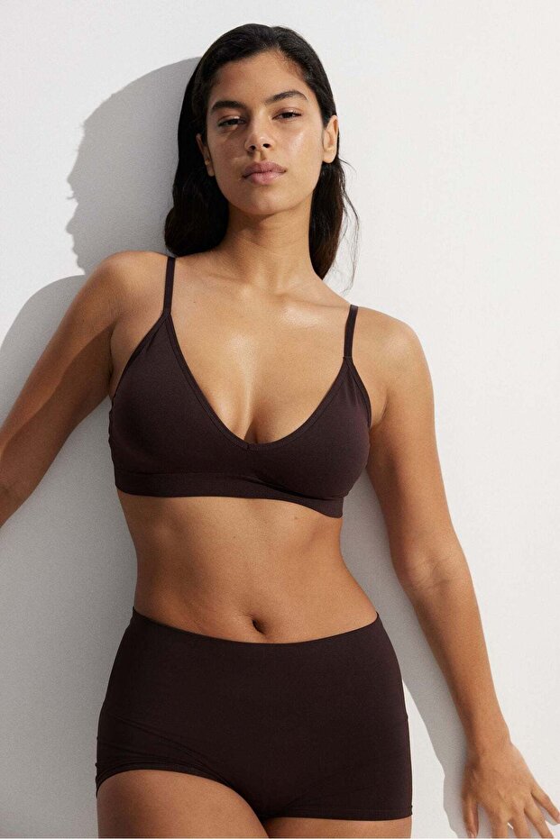 Seamless padded soft bra - 1