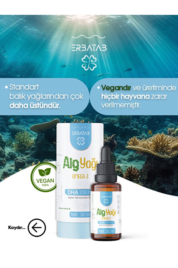 Alg Yağı Omega 3 30 ml - 4