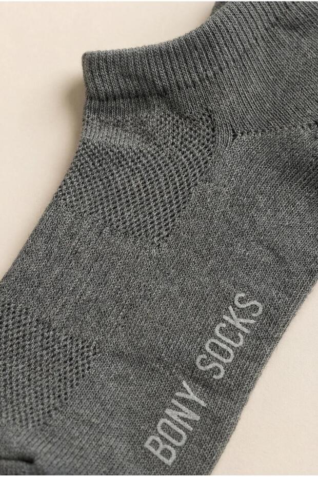 Unisex 5'li Basic Step Çorap Siyah Mix - 3