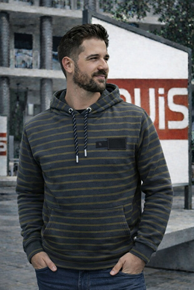 kapşonlu sweatshirt - 1