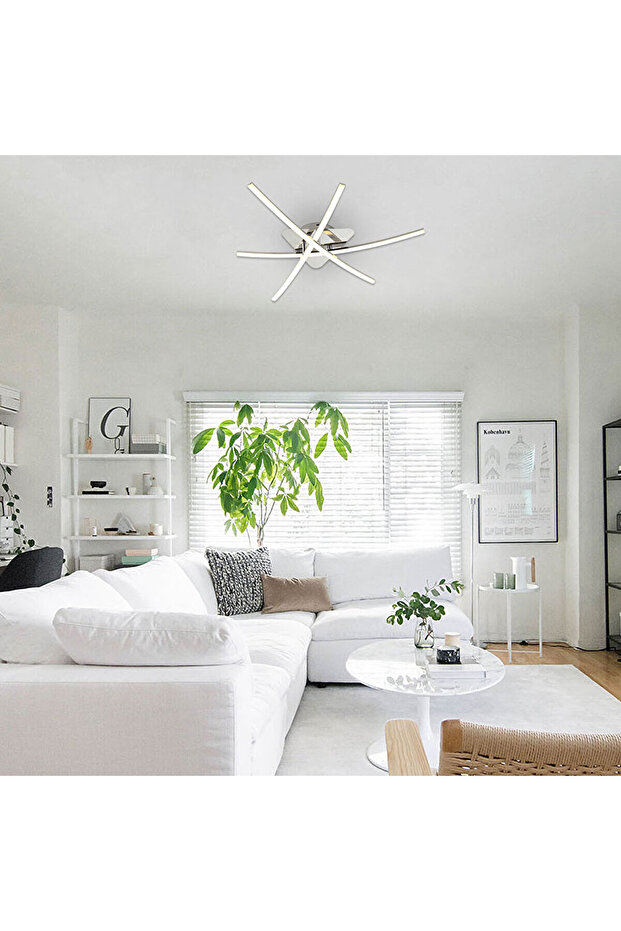 Alani 3 lü Ledli Krom Plafonyer - 2