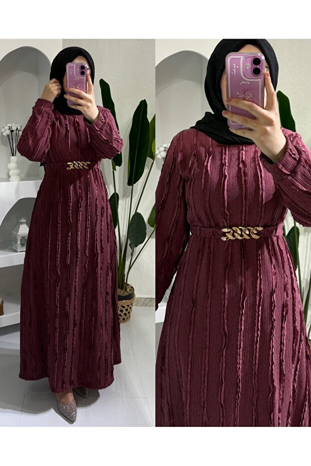 TESETTÜR BOYDAN ELBİSE - 1