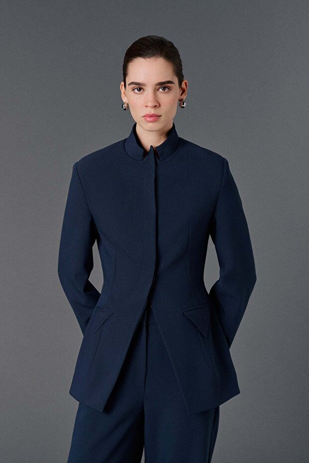 Premium Waist-Fitted Blazer Jacket