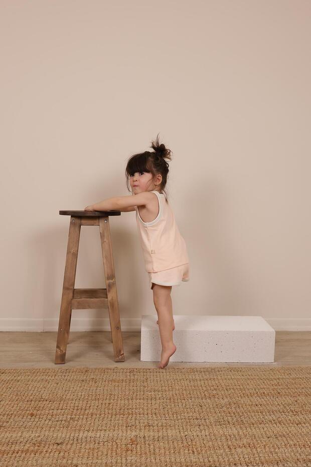 Pudra Askılı Şortlu Takım - 4