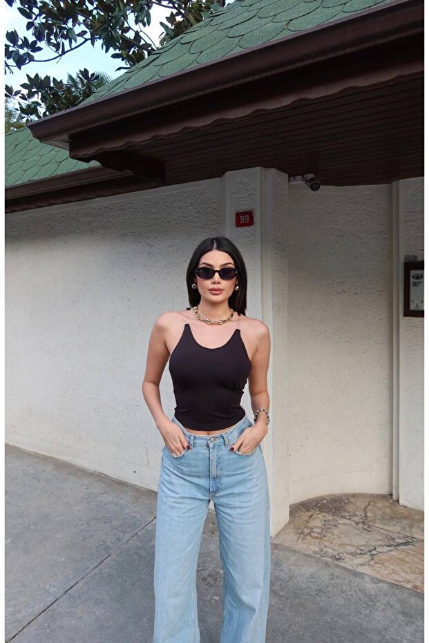 ŞEFFAF ASKILI CROP - 4