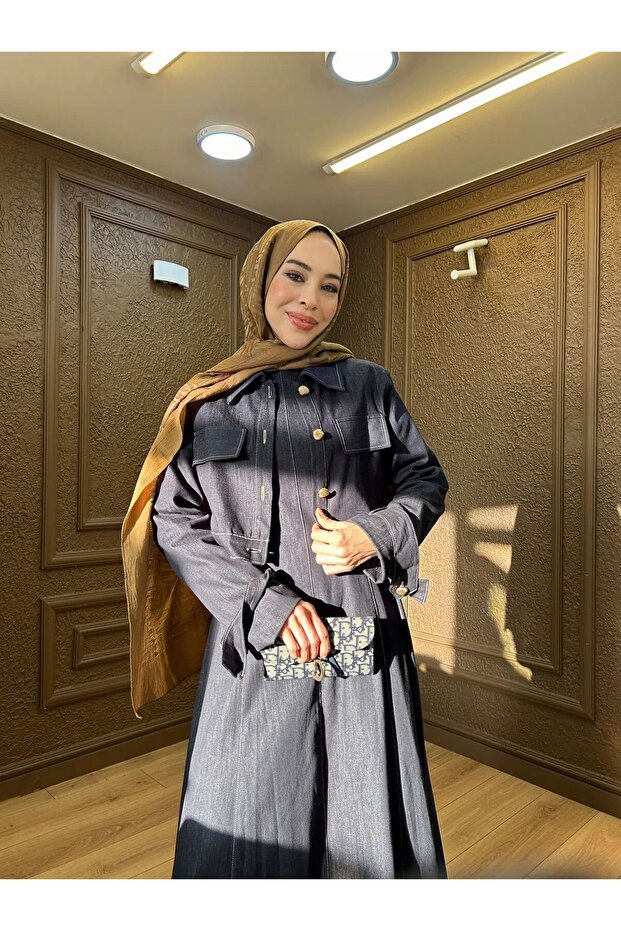 Mişha Denim Elbise