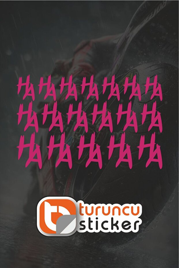 Ha Ha Ha Sticker Label 18 Pcs 20X13 cm - Vehicle - Motor - Laptop - Helmet Sticker Sticker