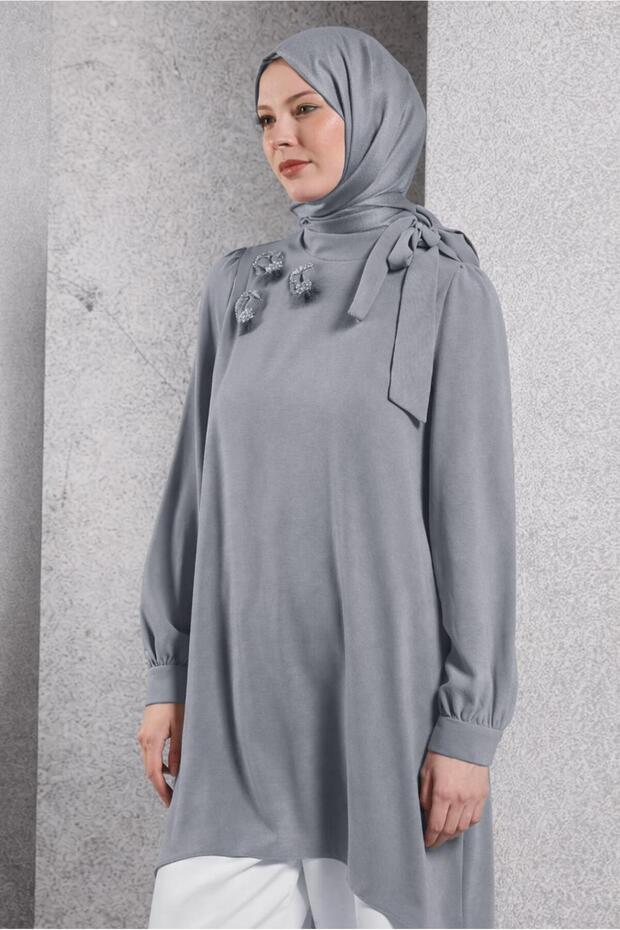 Collar Tied Tunic 45171