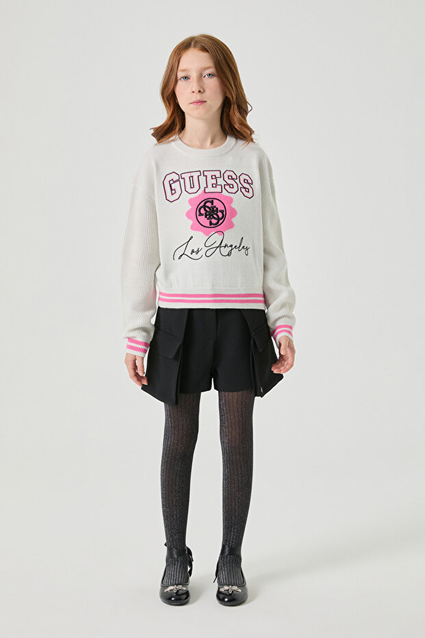Girl White Sweater