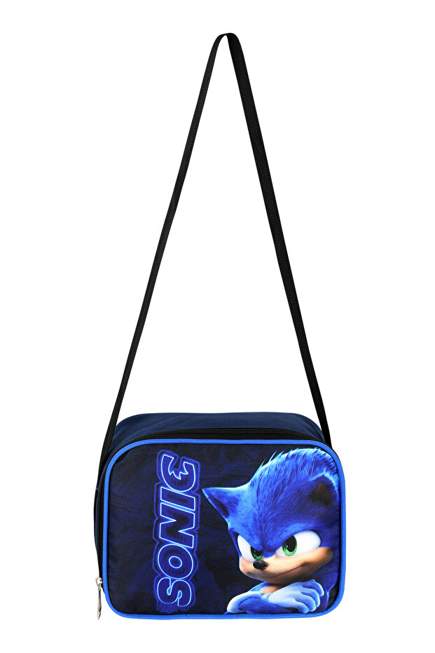 Sonic Printed Waterproof Primary School Backpack and Lunch Set - 6