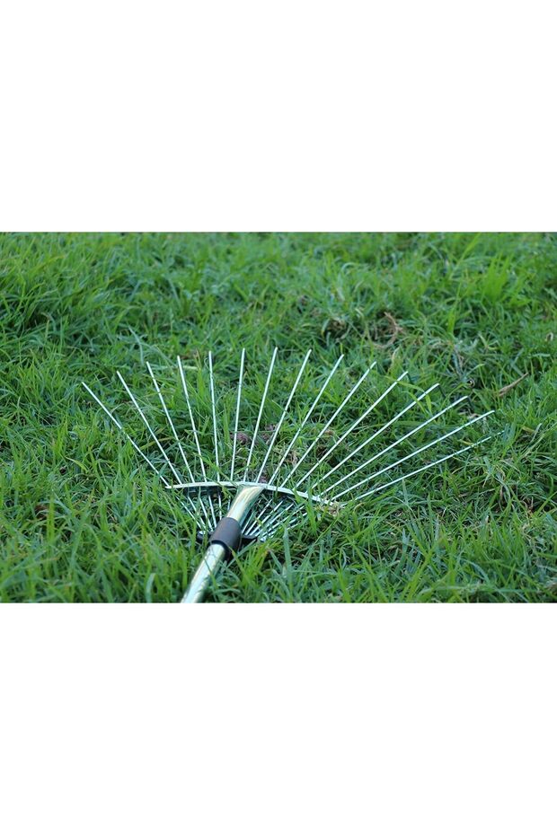 Adjustable Metal Leaf Rake - 2