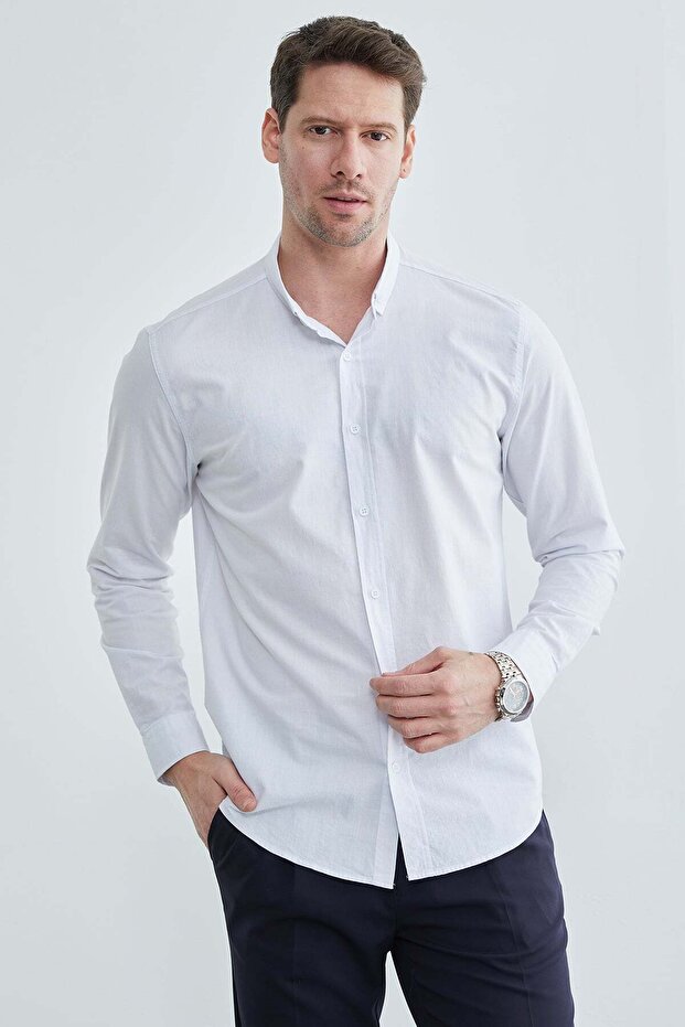 Basic Buttoned Shirt - 5