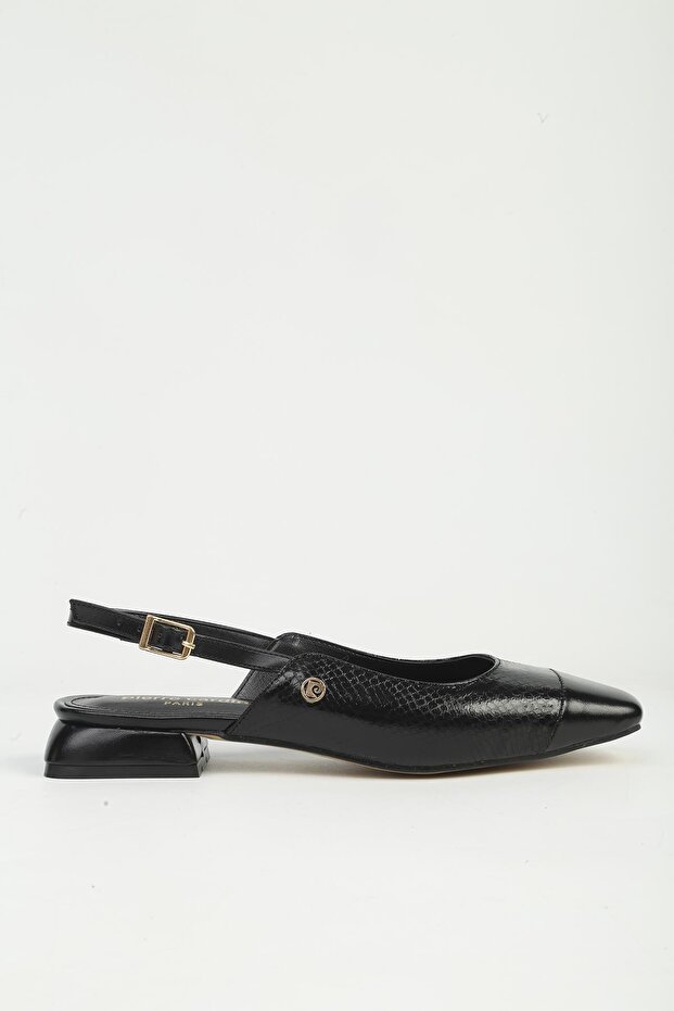 Women's Black Ballerina Flats Pc-55792