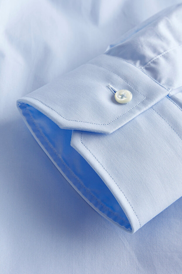 POPLİN KLASİK GÖMLEK - 4