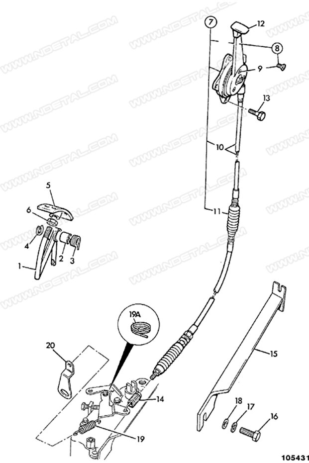 Accelerator Cable 910/34901 - 2