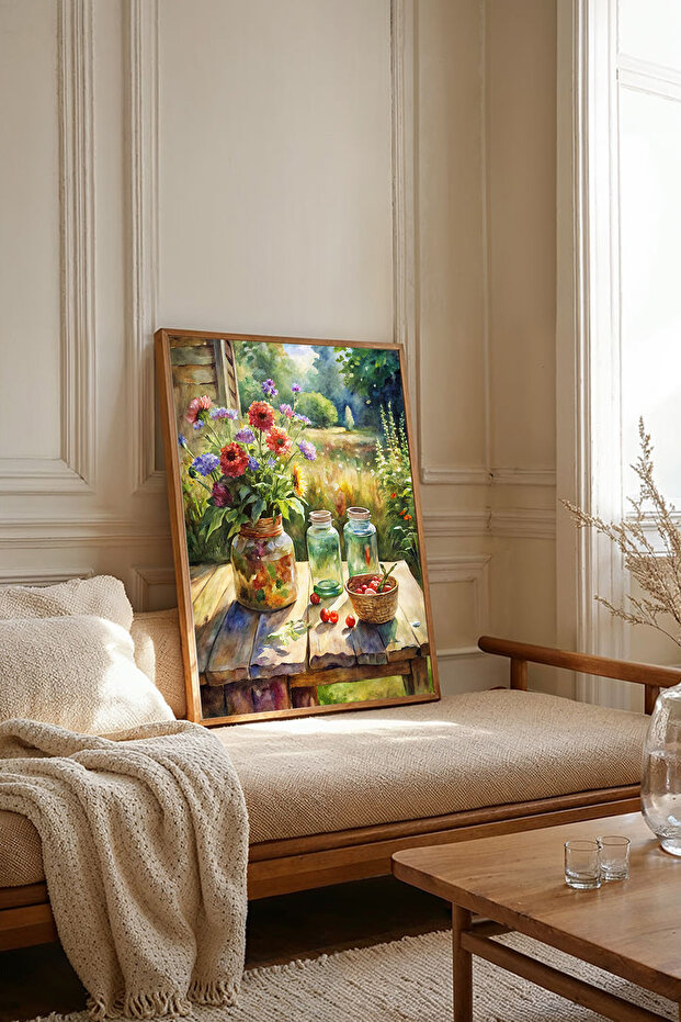 One Piece Wooden Framed Painting Tk3112