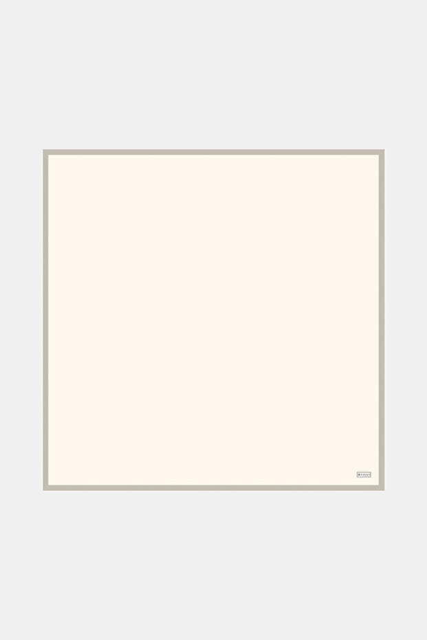 EKRU TWİLL EŞARP - 1