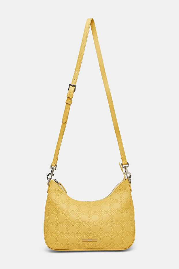 SARI MONOGRAM DERİ ÇANTA - 2
