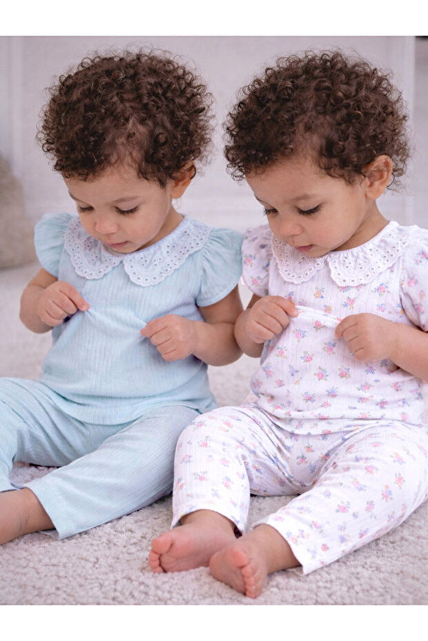 Infant Girls 2-Pack T-Shirts & 2-Pack Leggings Set