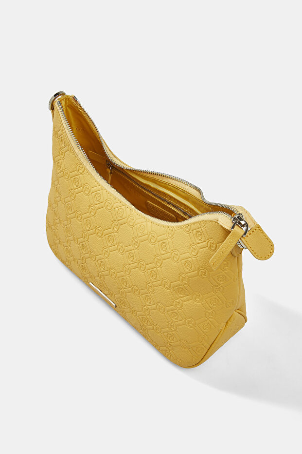 SARI MONOGRAM DERİ ÇANTA - 7