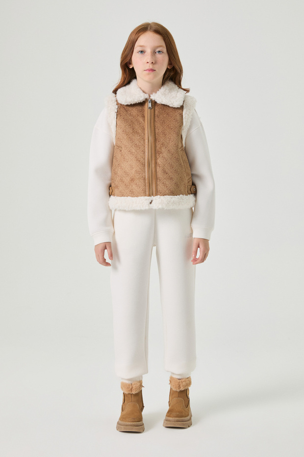 Girl Brown Vest