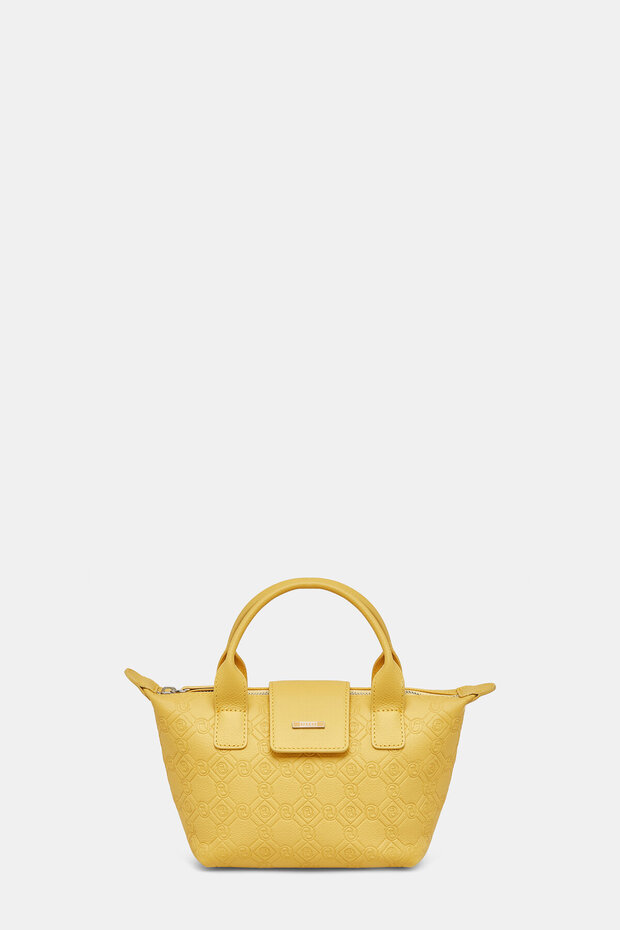 SARI MONOGRAM DERİ ÇANTA - 1