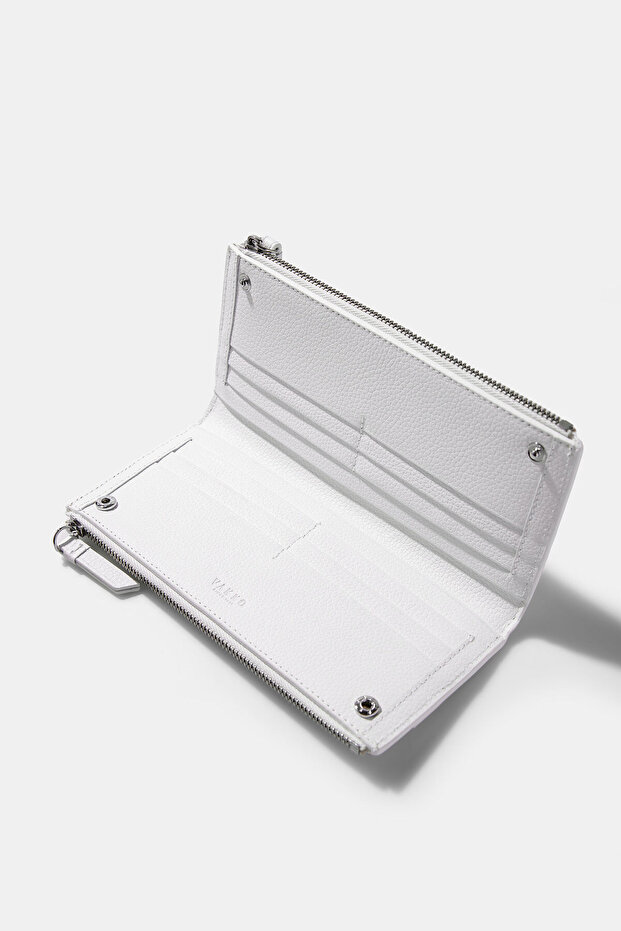 BEYAZ MONOGRAM CÜZDAN - 4
