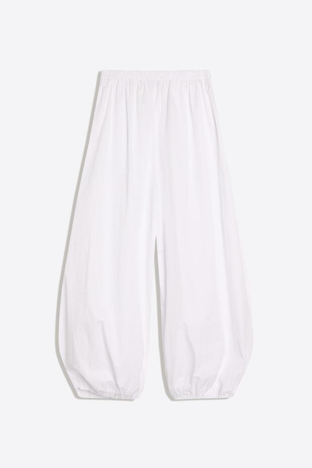 Poplin bloomer pantolon - 5