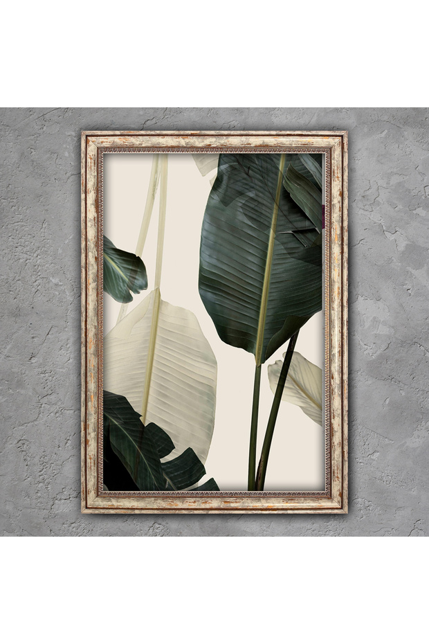 Eskitme Çerçeveli Tablo - 1