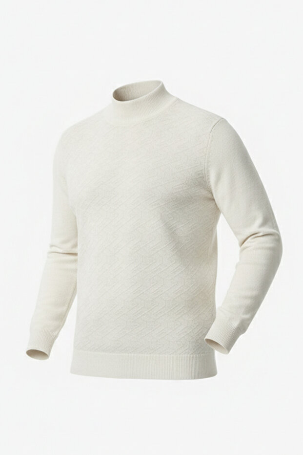 سترة رجالية بنمط ياقة الصياد نصف دائرية - 4